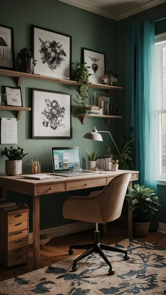 home office decor for small spaces