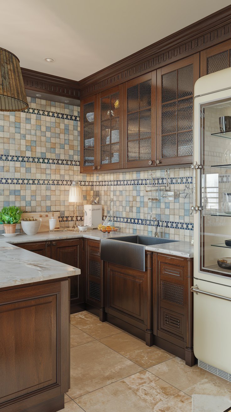 kitchen with traditional and contemporary elements