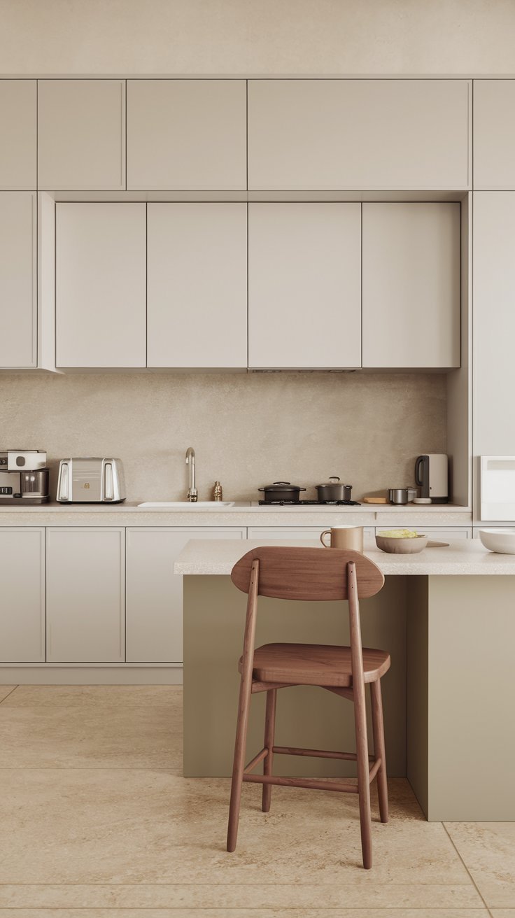 a minimalist kitchen
