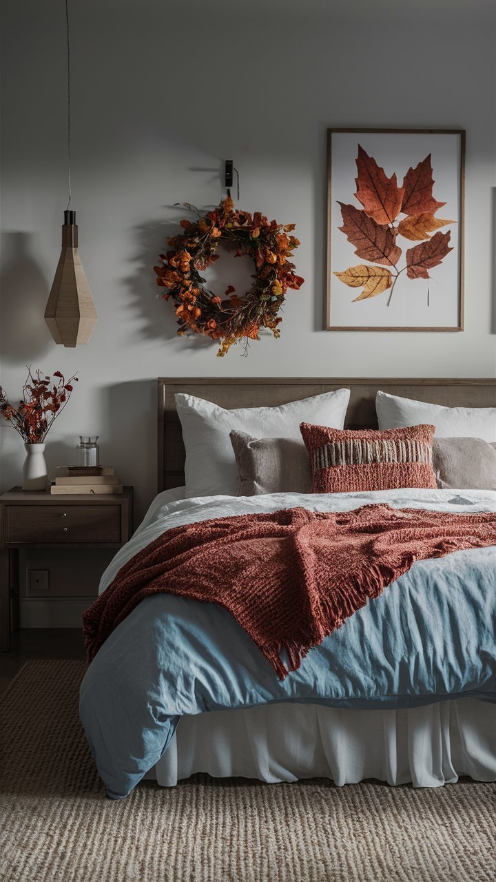 autumn decor for the bedroom
