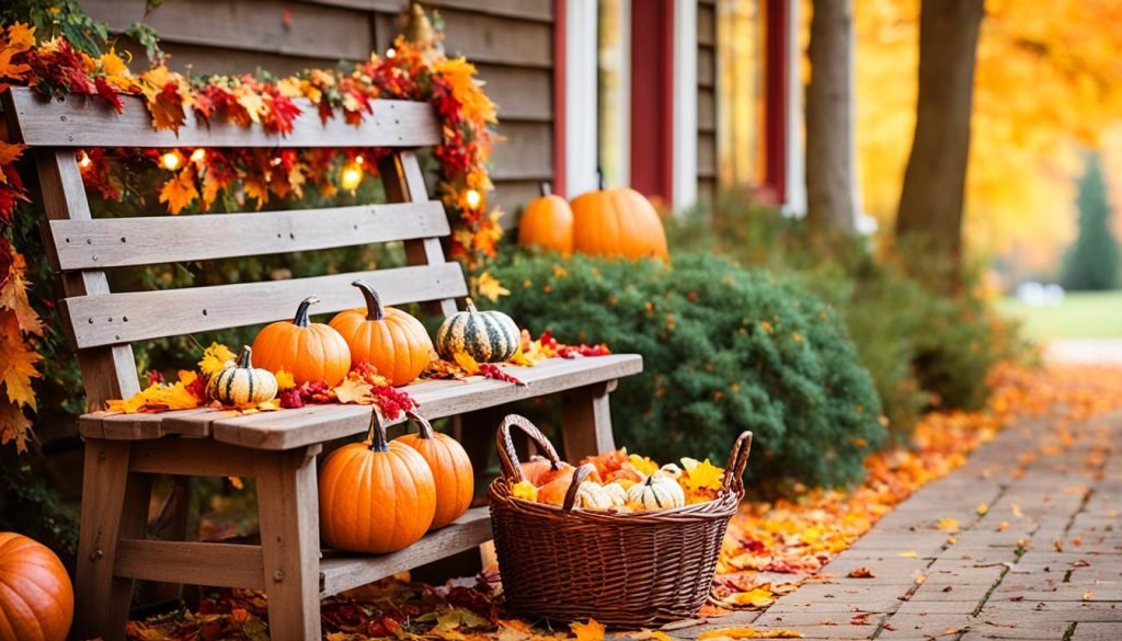 autumn porch decor