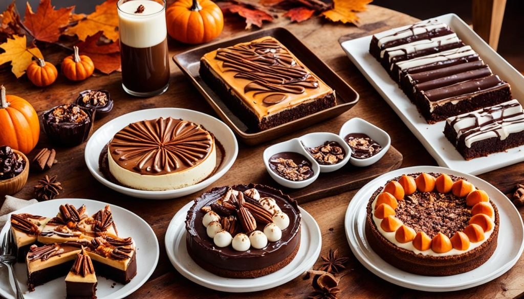 fall chocolate desserts