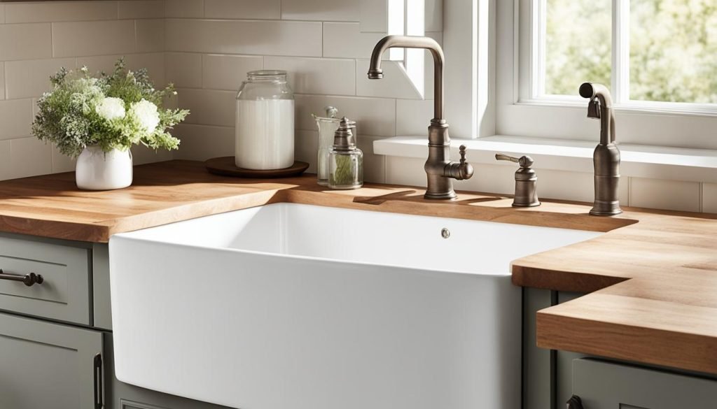 farmhouse sink