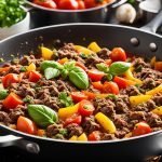 ground beef and vegetables