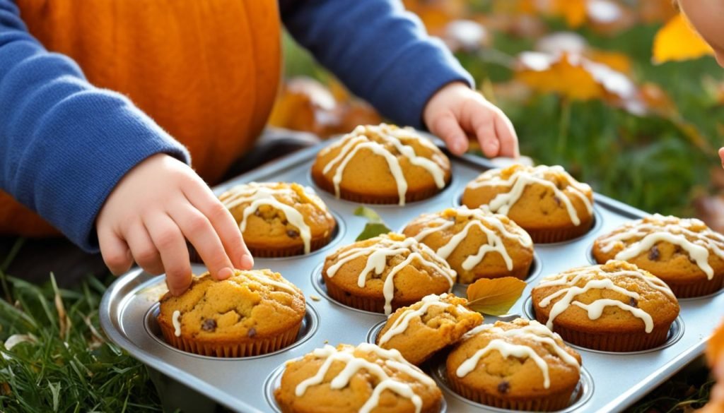 pumpkin muffins for children