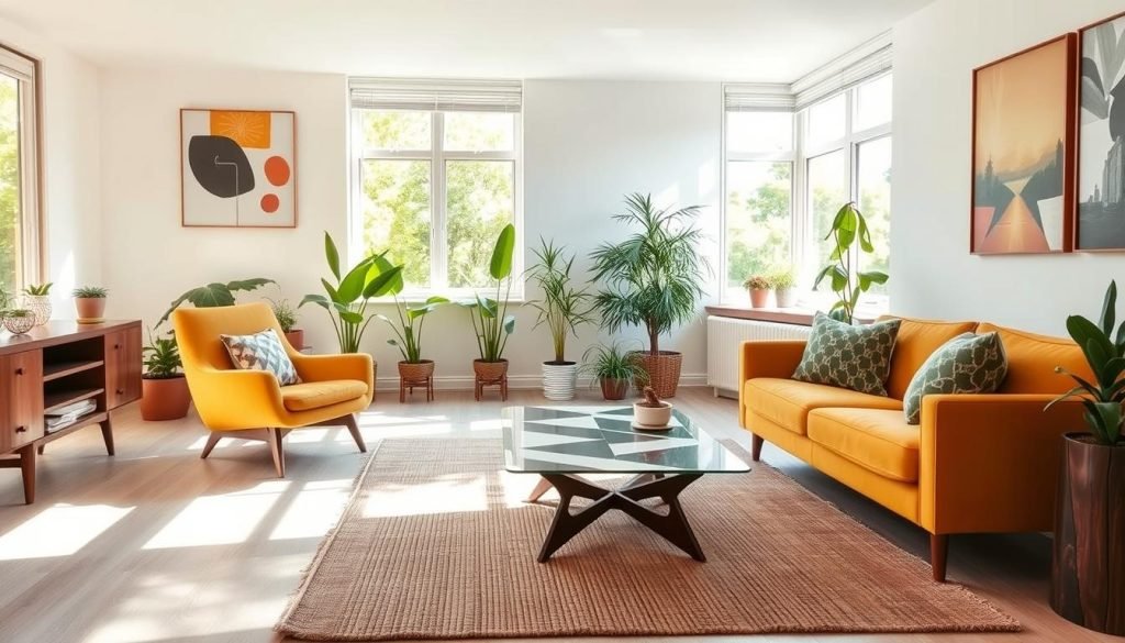 DIY mid-century modern decor projects