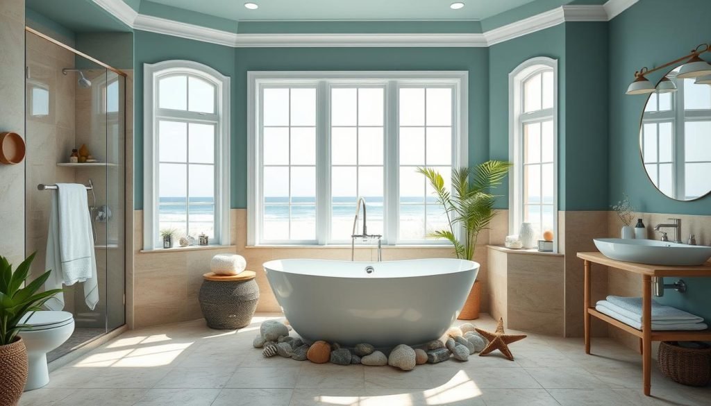 Ocean inspired bathroom design