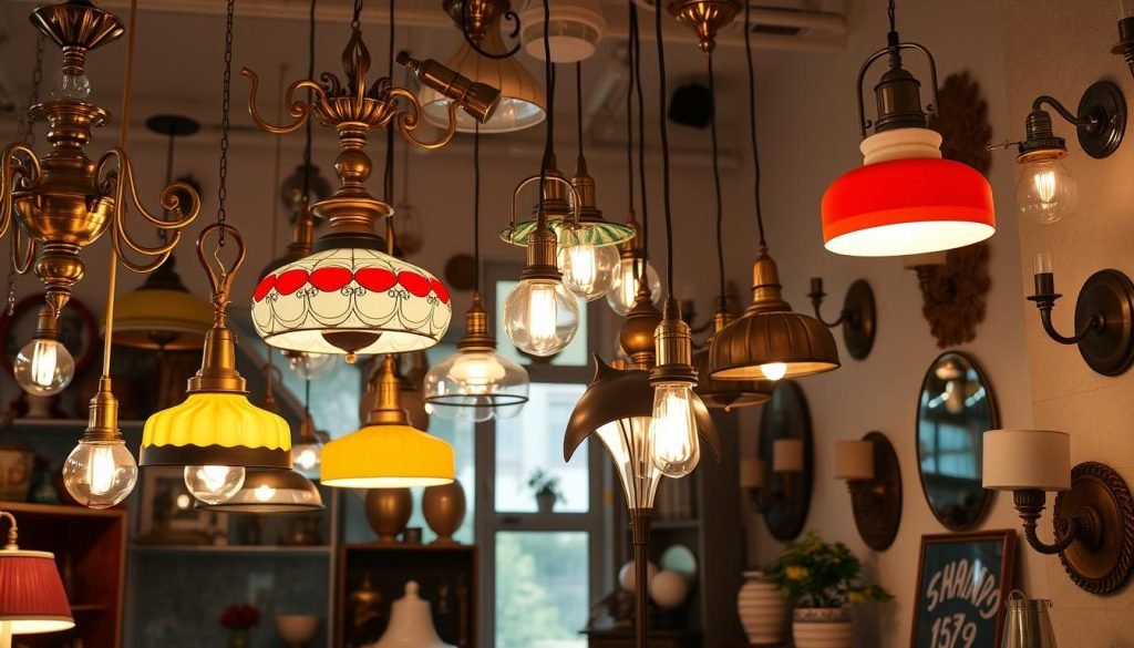 Vintage lighting fixtures