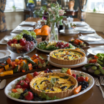 vegetarian breakfast or brunch
