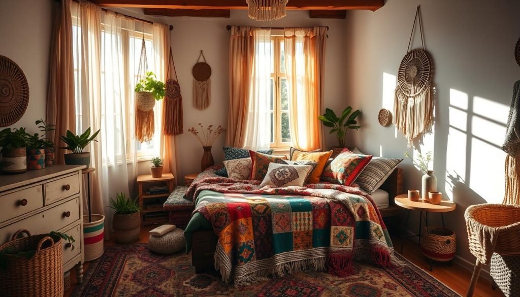 bohemian home decor bedroom