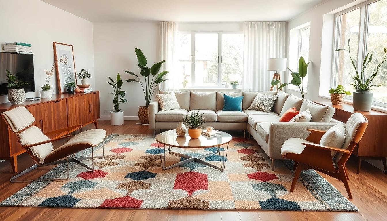 mid-century modern home decor