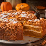 pumpkin streusel coffee cake